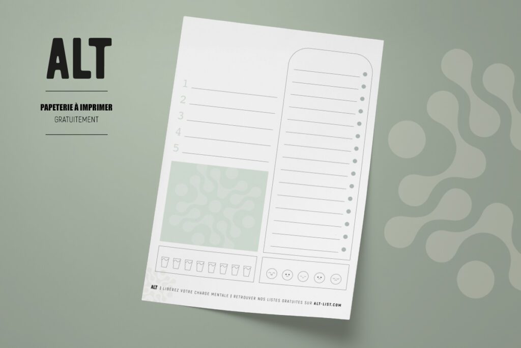 Aperçu to-do list quotidienne sauge PDF gratuit à imprimer