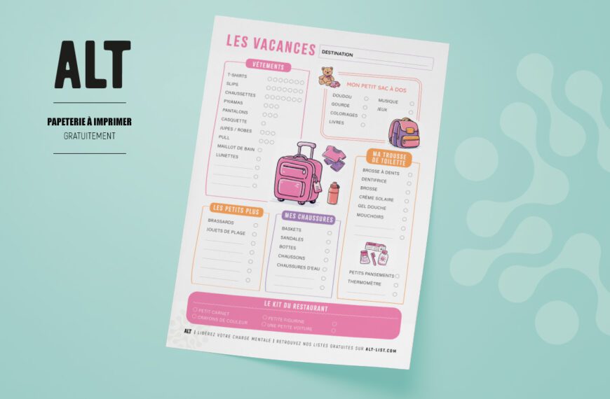 liste vacances enfant – variante 2 — PDF gratuit à imprimer | ALT