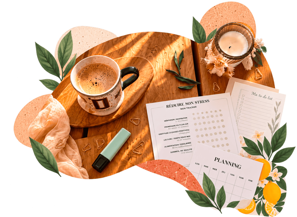 Papeterie à imprimer ALT avec listes, planning et tracker